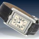 Armbanduhr: seltene Damenuhr im Reverso-Stil, Cartier "Basculante", Ref. 2386, ca. 2001 - фото 1
