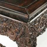 Tisch aus Hartholz mit reicher Drachenschnitzerei - Foto 11