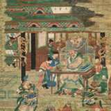 Anonyme Malerei mit Darstellung von wuguanwang, dem Herrscher der vierten Halle der Hölle - Foto 1