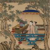 Album mit zwölf feinen erotischen Malereien auf Seide im Stil von Qiu Ying - photo 5