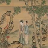 Album mit zwölf feinen erotischen Malereien auf Seide im Stil von Qiu Ying - Foto 10