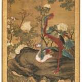 Phönix und Strauchpfingstrose unter Parasolbaum in Stil von Shen Quan (1682-ca.1760) - photo 3