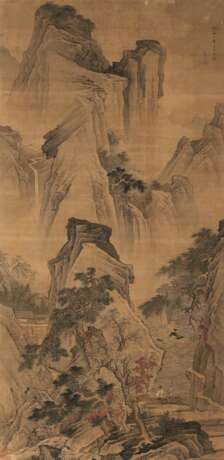 Landschaft im Stil von Zhao Mengfu (1254-1322) - фото 1