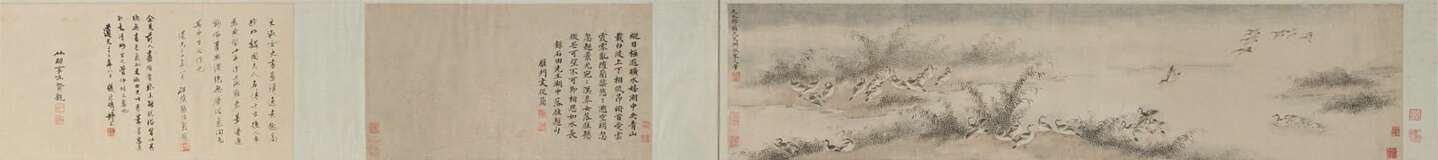 Wildgänse am Fluss im Stil von Wen Chu (1593-1634) - photo 1