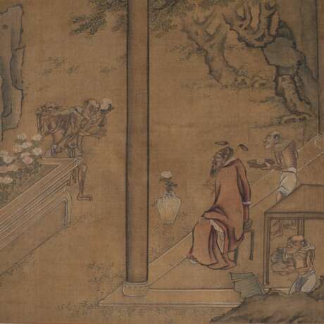 Album mit anonymer Darstellung der Gottheit Zhong Kui mit Dämonen - Foto 12