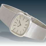 Armbanduhr: weißgoldene, hochwertige vintage Armbanduhr der Marke "Priosa" - photo 1