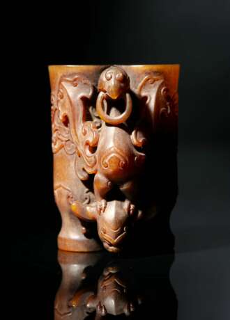Seltene sogenannte 'Champion Vase' aus Nashorn - photo 5