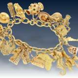 Armband: sehr schweres und außergewöhnliches Bettlerarmband aus 18K Gold, sehr selten in dieser Vielfalt! - фото 3