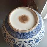 Gebauchte unterglasurblaue Drachenvase aus Porzellan - photo 7