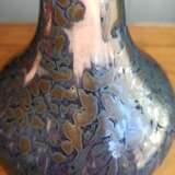 Flambé-Flaschenvase gefleckt in Violett, Rot und Peachbloom - Foto 7