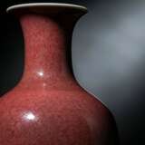 Kupferrot glasierte Vase aus Porzellan - photo 4