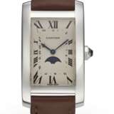 Cartier. CARTIER, TANK AMERICAINE, 18K WHITE GOLD, MOONPHASES, REF. 819908 - Foto 1
