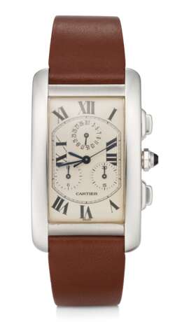 Cartier. CARTIER, TANK AMERICAINE, WHITE GOLD, CHRONOGRAPH, REF. 2312 - фото 1
