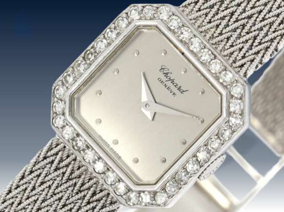 Armbanduhr: exquisite Chopard Damenuhr mit Diamantlünette, Ref. 5119, 80er Jahre - фото 1