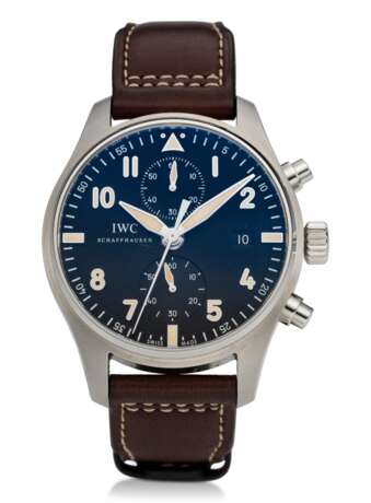 IWC. IWC PILOT SPITFIRE, CF3 COLLECTOR’S FORUM, CHRONOGRAPH, STEEL, REF. IW387808 - Foto 1