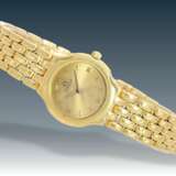 Armbanduhr: hochwertige 18K Gold Damenuhr von Omega - фото 2