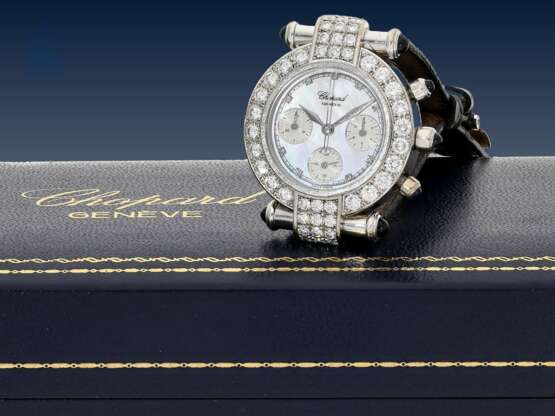 Armbanduhr: äußerst luxuriöser Damen-Chronograph, Chopard Impériale "Diamonds" Ref. 383468, NP ca. 28.000€ - Foto 1