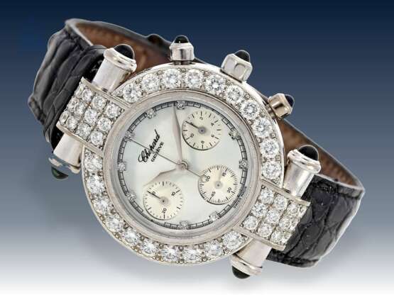 Armbanduhr: äußerst luxuriöser Damen-Chronograph, Chopard Impériale "Diamonds" Ref. 383468, NP ca. 28.000€ - Foto 2