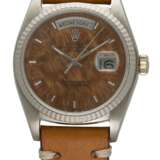 Rolex. ROLEX, DAY-DATE, 18K WHITE GOLD, WOOD DIAL, REF. 18039 - фото 1