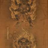 Buddhistische Malerei mit zwei der Fünf Großen Könige des Esoterischen Wissens (godai myôô) - Foto 1