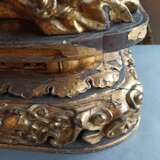 Großer Kannon Bosatsu aus Holz mit prächtiger Lackvergoldung - Foto 8