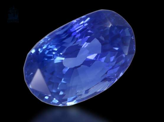 Steine: sehr schöner, natürlicher blauer Ceylon-Saphir von 3,67ct - Foto 1