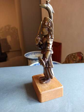 Bronze der Parvati auf einem Sockel stehend - Foto 3