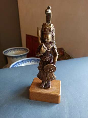 Bronze der Parvati auf einem Sockel stehend - Foto 6