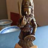 Bronze der Parvati auf einem Sockel stehend - Foto 7