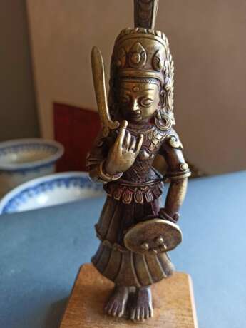 Bronze der Parvati auf einem Sockel stehend - Foto 7