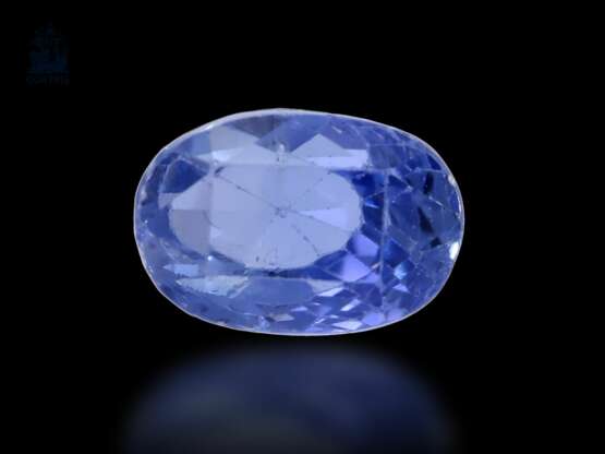 Steine: sehr schöner hellblauer, natürlicher und unbehandelter Ceylon-Saphir von 3,5ct - photo 1
