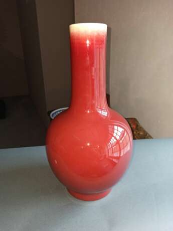 Flaschenvase mit kupferroter Glasur - фото 3