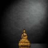 Vergoldete Bronze des Buddha Shakyamuni - Foto 1