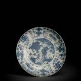 Unterglasurblau dekorierte Swatow-Schale mit Phönix-Dekor - Foto 1