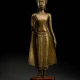 Bronze des Buddha Shakyamuni stehend dargestellt - photo 1