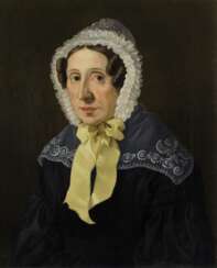 Niederländischer Künstler: Portrait einer alten Dame, Holland, Biedermeier. 1830.