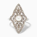 Diamant-Perlen-Ring - фото 1