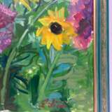 Anni Jung: "Sonnenblumen", Öl auf Leinwand, 2000, im Rahmen, sehr gut. - photo 4