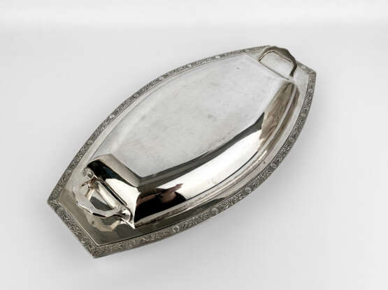 Serving dish “Friday”, Silver plated metal, Англия, 1940 - photo 1