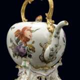 Nymphenburg Porcelain Factory. A NYMPHENBURG PORCELAIN KETTLE, COVER AND WARMING STAND - фото 5