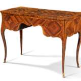 A LOUIS XV TULIPWOOD, BOIS SATINE AND FRUITWOOD MARQUETRY WRITING-TABLE - photo 3