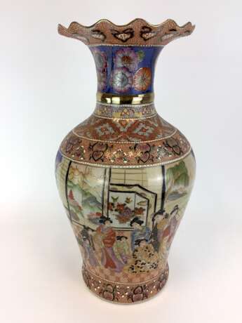 Große Balustervase / große bauchige Vase, China, von Hand bemalt, frühes 20. Jahrhundert, sehr guter Zustand. - photo 2