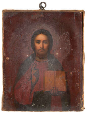 Christus Pantokrator mit Silberoklad - Foto 2