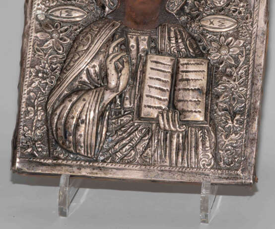 Christus Pantokrator mit Silberoklad - фото 6
