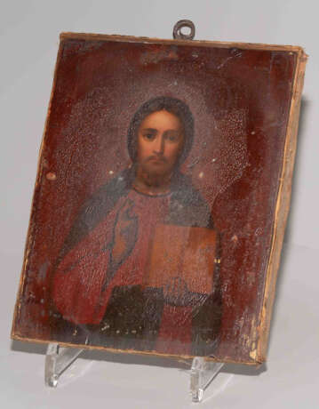 Christus Pantokrator mit Silberoklad - photo 8
