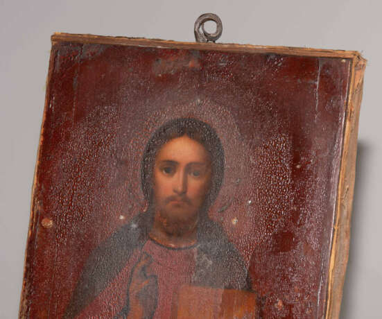 Christus Pantokrator mit Silberoklad - photo 9