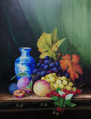Painting, Canvas, Oil, Realist, Still life, Russia, 2021 - photo 1