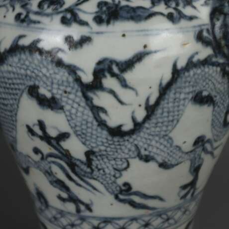 Blau-weiße Vase - Foto 12