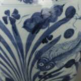 Blau-Weiß Vase in Meiping-Form - фото 8