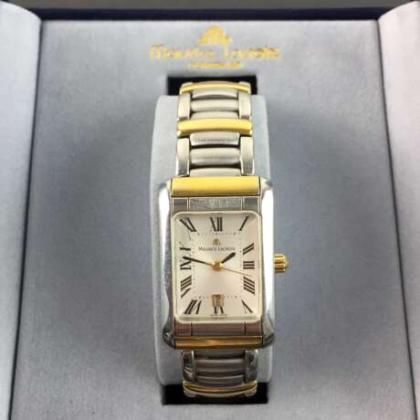 Maurice Lacroix, Swiss Made: Damen-Armbanduhr, Modell Miros, Saphirglas, Edelstahl, sehr gut. - Foto 1